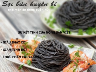 Bún đen - bún khô vùng cao - đặc sản Cao Bằng 