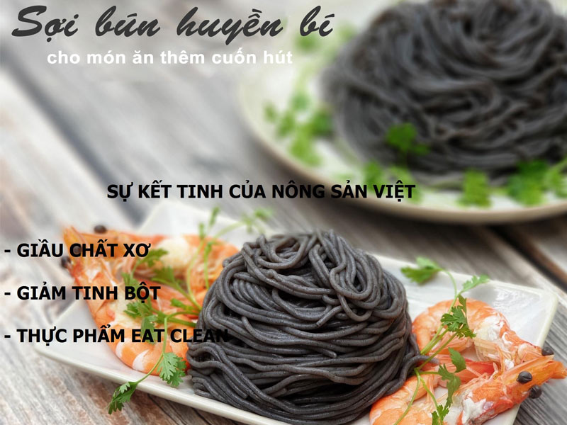  Bún đen - bún khô vùng cao - đặc sản Cao Bằng 